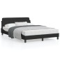 vidaXL Bettgestell mit Kopfteil Schwarz 140x190 cm Samt vidaXL Bettgestell mit Kopfteil Schwarz 140x190 cm Samt