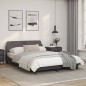 vidaXL Bettgestell mit Kopfteil Grau 140x190 cm Kunstleder vidaXL Bettgestell mit Kopfteil Grau 140x190 cm Kunstleder