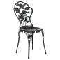 vidaXL 3-tlg. Bistro-Set Aluminiumguss Schwarz vidaXL 3-tlg. Bistro-Set Aluminiumguss Schwarz