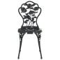 vidaXL 3-tlg. Bistro-Set Aluminiumguss Schwarz vidaXL 3-tlg. Bistro-Set Aluminiumguss Schwarz