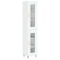 vidaXL Highboard Hochglanz-Weiß 34,5x34x180 cm Holzwerkstoff vidaXL Highboard Hochglanz-Weiß 34,5x34x180 cm Holzwerkstoff