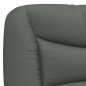 vidaXL Bettgestell mit LED Dunkelgrau 90x200 cm Stoff vidaXL Bettgestell mit LED Dunkelgrau 90x200 cm Stoff