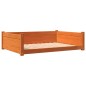 vidaXL Hundebett Wachsbraun 105,5x75,5x28 cm Massivholz Kiefer vidaXL Hundebett Wachsbraun 105,5x75,5x28 cm Massivholz Kiefer