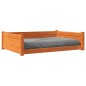 vidaXL Hundebett Wachsbraun 105,5x75,5x28 cm Massivholz Kiefer vidaXL Hundebett Wachsbraun 105,5x75,5x28 cm Massivholz Kiefer