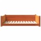 vidaXL Hundebett Wachsbraun 105,5x75,5x28 cm Massivholz Kiefer vidaXL Hundebett Wachsbraun 105,5x75,5x28 cm Massivholz Kiefer