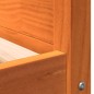 vidaXL Hundebett Wachsbraun 105,5x75,5x28 cm Massivholz Kiefer vidaXL Hundebett Wachsbraun 105,5x75,5x28 cm Massivholz Kiefer