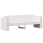 vidaXL Gartensofa 3-Sitzer Weiß 189x60x62 cm Massivholz Kiefer vidaXL Gartensofa 3-Sitzer Weiß 189x60x62 cm Massivholz Kiefer