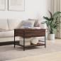 vidaXL Couchtisch Braun Eichen-Optik 70x50x50 cm Holzwerkstoff Metall vidaXL Couchtisch Braun Eichen-Optik 70x50x50 cm Holzwerkstoff Metall