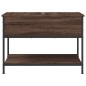 vidaXL Couchtisch Braun Eichen-Optik 70x50x50 cm Holzwerkstoff Metall vidaXL Couchtisch Braun Eichen-Optik 70x50x50 cm Holzwerkstoff Metall