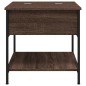 vidaXL Couchtisch Braun Eichen-Optik 70x50x50 cm Holzwerkstoff Metall vidaXL Couchtisch Braun Eichen-Optik 70x50x50 cm Holzwerkstoff Metall