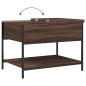 vidaXL Couchtisch Braun Eichen-Optik 70x50x50 cm Holzwerkstoff Metall vidaXL Couchtisch Braun Eichen-Optik 70x50x50 cm Holzwerkstoff Metall