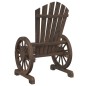 vidaXL Adirondack-Gartenstuhl Massivholz Tanne vidaXL Adirondack-Gartenstuhl Massivholz Tanne