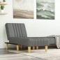 vidaXL Chaiselongue Dunkelgrau Stoff vidaXL Chaiselongue Dunkelgrau Stoff