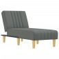 vidaXL Chaiselongue Dunkelgrau Stoff vidaXL Chaiselongue Dunkelgrau Stoff