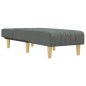 vidaXL Chaiselongue Dunkelgrau Stoff vidaXL Chaiselongue Dunkelgrau Stoff