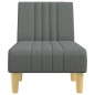 vidaXL Chaiselongue Dunkelgrau Stoff vidaXL Chaiselongue Dunkelgrau Stoff