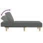 vidaXL Chaiselongue Dunkelgrau Stoff vidaXL Chaiselongue Dunkelgrau Stoff
