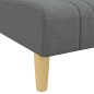 vidaXL Chaiselongue Dunkelgrau Stoff vidaXL Chaiselongue Dunkelgrau Stoff