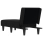 vidaXL Chaiselongue Schwarz Stoff vidaXL Chaiselongue Schwarz Stoff