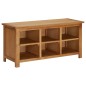 vidaXL Schuhregal 90x37x45 cm Eiche Massivholz vidaXL Schuhregal 90x37x45 cm Eiche Massivholz