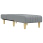 vidaXL Chaiselongue Hellgrau Stoff vidaXL Chaiselongue Hellgrau Stoff