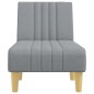 vidaXL Chaiselongue Hellgrau Stoff vidaXL Chaiselongue Hellgrau Stoff