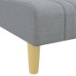vidaXL Chaiselongue Hellgrau Stoff vidaXL Chaiselongue Hellgrau Stoff