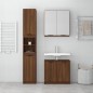 vidaXL 3-tlg. Badmöbel-Set Braun Eichen-Optik Holzwerkstoff vidaXL 3-tlg. Badmöbel-Set Braun Eichen-Optik Holzwerkstoff