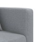 vidaXL Schlafsofa in L-Form Hellgrau 275x140x70 cm Stoff vidaXL Schlafsofa in L-Form Hellgrau 275x140x70 cm Stoff