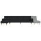 vidaXL Schlafsofa in L-Form Schwarz 271x140x70 cm Samt vidaXL Schlafsofa in L-Form Schwarz 271x140x70 cm Samt