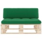 vidaXL Outdoor-Mittelsofa Paletten Imprägniertes Kiefernholz vidaXL Outdoor-Mittelsofa Paletten Imprägniertes Kiefernholz