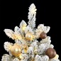vidaXL Künstlicher Weihnachtsbaum Klappbar 300 LEDs & Kugeln 180 cm vidaXL Künstlicher Weihnachtsbaum Klappbar 300 LEDs & Kugeln 180 cm