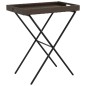 vidaXL Tabletttisch Klappbar Braun 65x40x75 cm Poly Rattan vidaXL Tabletttisch Klappbar Braun 65x40x75 cm Poly Rattan