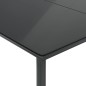vidaXL 5-tlg. Garten-Essgruppe mit Kissen Schwarz Poly Rattan vidaXL 5-tlg. Garten-Essgruppe mit Kissen Schwarz Poly Rattan