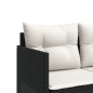 vidaXL Sonnenliege mit Kissen Schwarz Poly Rattan vidaXL Sonnenliege mit Kissen Schwarz Poly Rattan