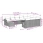 vidaXL 11-tlg. Garten-Sofagarnitur mit Kissen Beige Poly Rattan vidaXL 11-tlg. Garten-Sofagarnitur mit Kissen Beige Poly Rattan