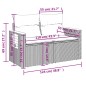 vidaXL 3-tlg. Garten-Sofagarnitur mit Kissen Grau Poly Rattan vidaXL 3-tlg. Garten-Sofagarnitur mit Kissen Grau Poly Rattan