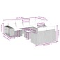 vidaXL 11-tlg. Garten-Sofagarnitur mit Kissen Beige Poly Rattan vidaXL 11-tlg. Garten-Sofagarnitur mit Kissen Beige Poly Rattan