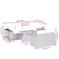 vidaXL 11-tlg. Garten-Sofagarnitur mit Kissen Schwarz Poly Rattan vidaXL 11-tlg. Garten-Sofagarnitur mit Kissen Schwarz Poly Rattan