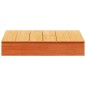 vidaXL Sandkasten mit Deckel Wachsbraun 111x111x19,5 cm Kiefernholz vidaXL Sandkasten mit Deckel Wachsbraun 111x111x19,5 cm Kiefernholz