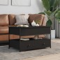 vidaXL Couchtisch Schwarz 85x50x50 cm Holzwerkstoff und Metall vidaXL Couchtisch Schwarz 85x50x50 cm Holzwerkstoff und Metall