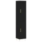 Highboard Schwarz 34,5x34x180 cm Holzwerkstoff Highboard Schwarz 34,5x34x180 cm Holzwerkstoff