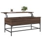 vidaXL Couchtisch Braun Eichen-Optik 100x50x45 cm Holzwerkstoff Metall vidaXL Couchtisch Braun Eichen-Optik 100x50x45 cm Holzwerkstoff Metall
