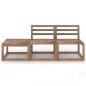 vidaXL 3-tlg. Garten-Lounge-Set Braun Imprägniertes Kiefernholz vidaXL 3-tlg. Garten-Lounge-Set Braun Imprägniertes Kiefernholz
