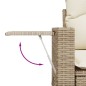 vidaXL 8-tlg. Garten-Sofagarnitur mit Kissen Beige Poly Rattan vidaXL 8-tlg. Garten-Sofagarnitur mit Kissen Beige Poly Rattan