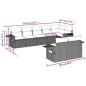 vidaXL 8-tlg. Garten-Sofagarnitur mit Kissen Beige Poly Rattan vidaXL 8-tlg. Garten-Sofagarnitur mit Kissen Beige Poly Rattan