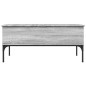 vidaXL Couchtisch Grau Sonoma 100x50x45 cm Holzwerkstoff und Metall vidaXL Couchtisch Grau Sonoma 100x50x45 cm Holzwerkstoff und Metall