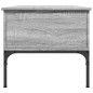 vidaXL Couchtisch Grau Sonoma 100x50x45 cm Holzwerkstoff und Metall vidaXL Couchtisch Grau Sonoma 100x50x45 cm Holzwerkstoff und Metall