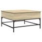 vidaXL Couchtisch Sonoma-Eiche 80x80x45 cm Holzwerkstoff und Metall vidaXL Couchtisch Sonoma-Eiche 80x80x45 cm Holzwerkstoff und Metall