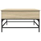 vidaXL Couchtisch Sonoma-Eiche 80x80x45 cm Holzwerkstoff und Metall vidaXL Couchtisch Sonoma-Eiche 80x80x45 cm Holzwerkstoff und Metall